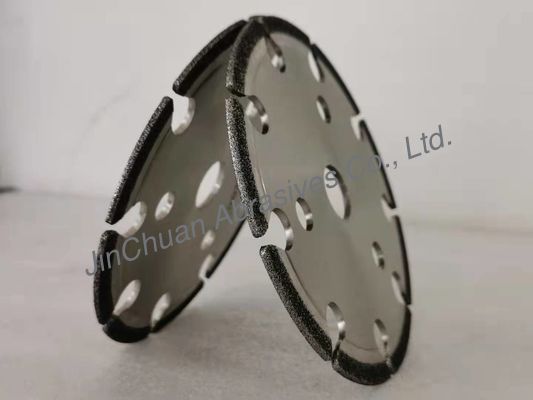 145*3*22.2*2.4*7.5 Dinasaw CBN Cyclone Grinding Wheel Disadur CBN Mengasah Roda Dengan Slot Untuk Chain Saw