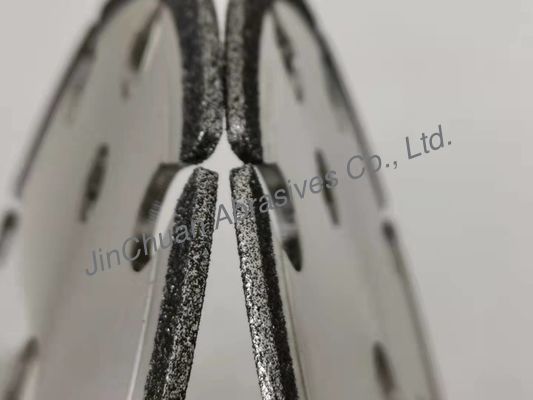 145*3*22.2*2.4*7.5 Dinasaw CBN Cyclone Grinding Wheel Disadur CBN Mengasah Roda Dengan Slot Untuk Chain Saw