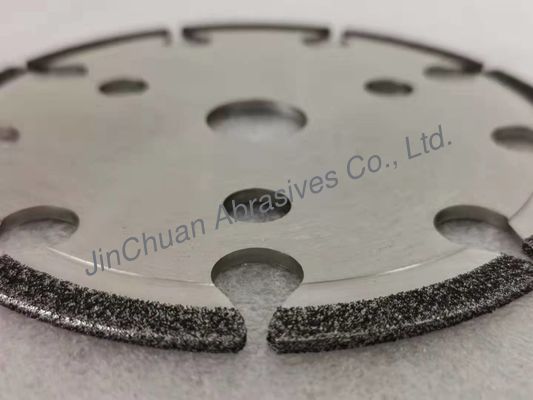 5 Inch Electroplated CBN Grinding Wheels B251 Ukuran Grit Cbn Grinder Cutting Disc