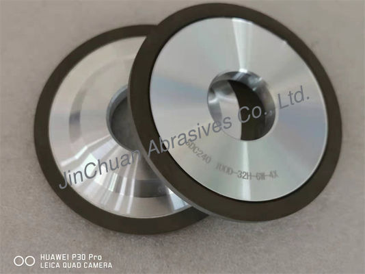 Resin Bond Diamond Abrasive Grinding Wheel 3A1 100*11*32*6*4 D240# 100%