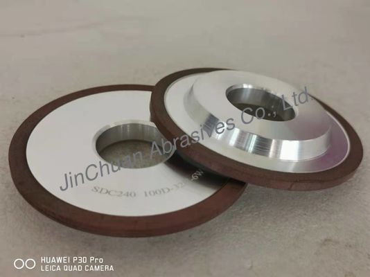 100mm 3A1 Flat Arc Diamond Grinding Wheel Resin Berikat Untuk Circular Saw Blade