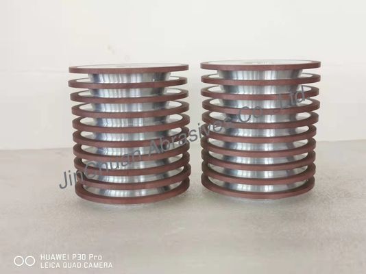 100mm 3A1 Flat Arc Diamond Grinding Wheel Resin Berikat Untuk Circular Saw Blade