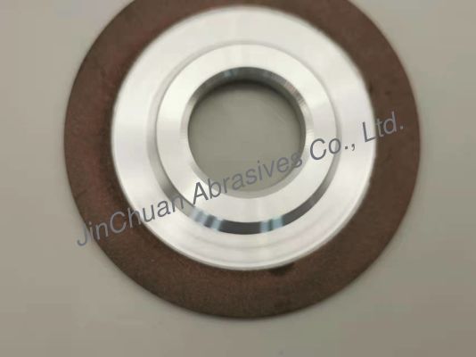 Umur Panjang 100*32*13*5mm Resin Diamond Grinding Disc Wheel