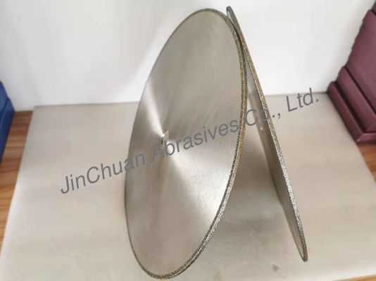 D35/40 Grits Electroplated Diamond Grinding Wheels Cutting Disc 350*4*25.4*4mm