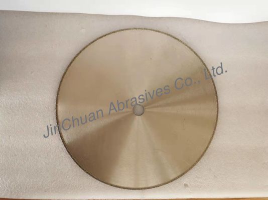 D35/40 Grits Electroplated Diamond Grinding Wheels Cutting Disc 350*4*25.4*4mm