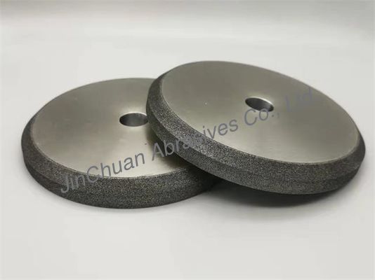 B126-2 Electroplated CBN Grinding Wheels Warna Abu-abu Disesuaikan 1531720 R0.15
